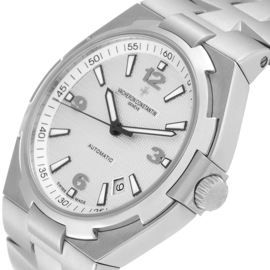 Vacheron Constantin Overseas Silver Dial Steel Mens Watch 47040