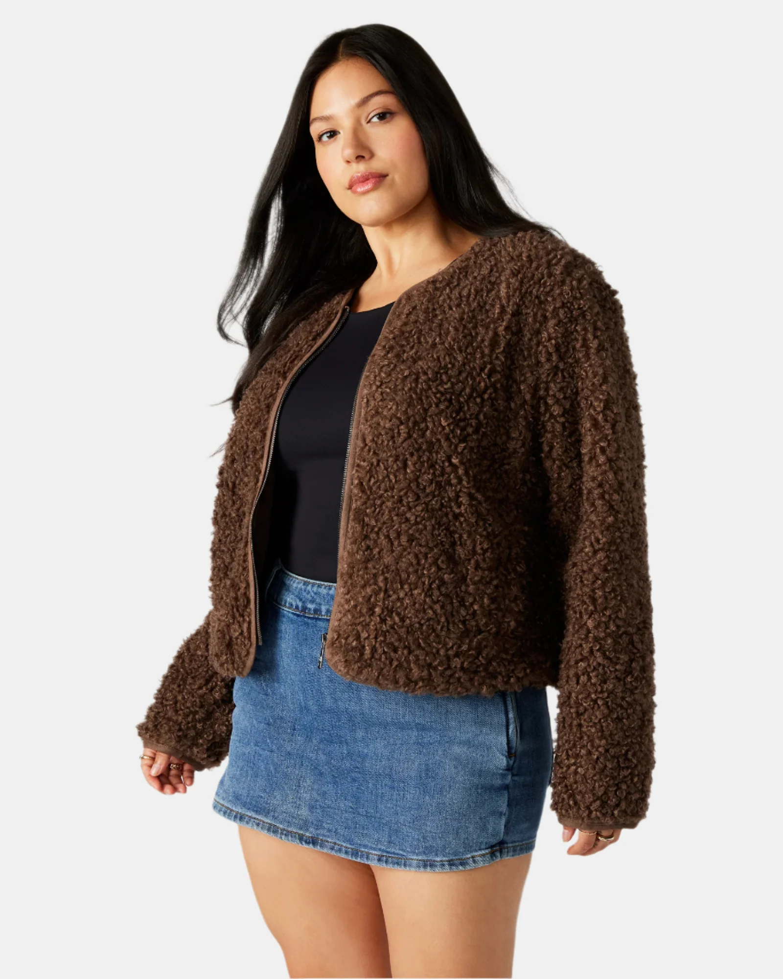 TEDDY JACKET COCOA