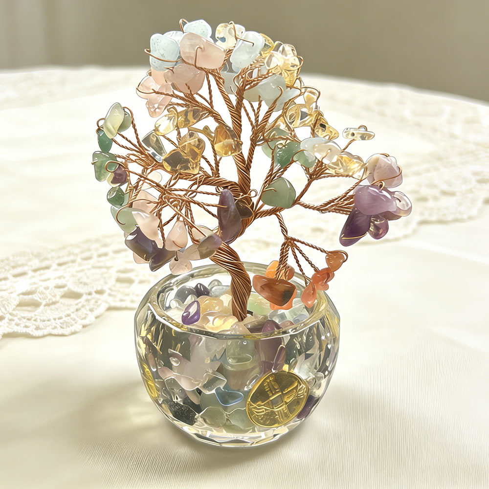 7 Chakra Mixed Crystal Tree of Life: Full Energy Alignment, Abundance & Harmony