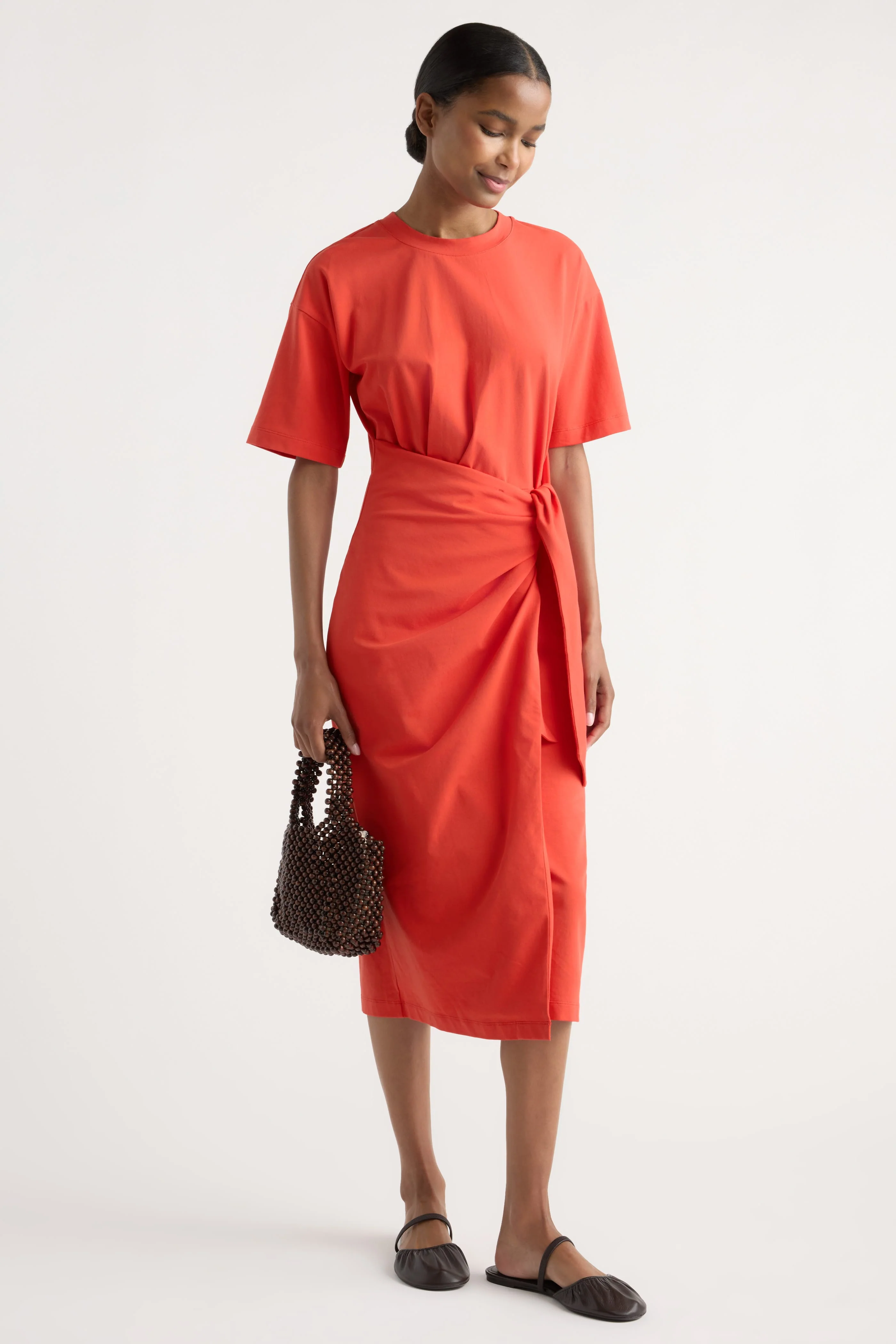 Noa Organic Cotton T-Shirt Wrap Dress