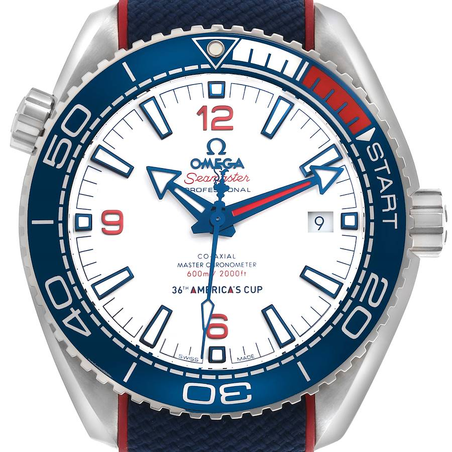 Omega Seamaster Planet Ocean America Cup Limited Edition Watch 215.32.43.21.04.001