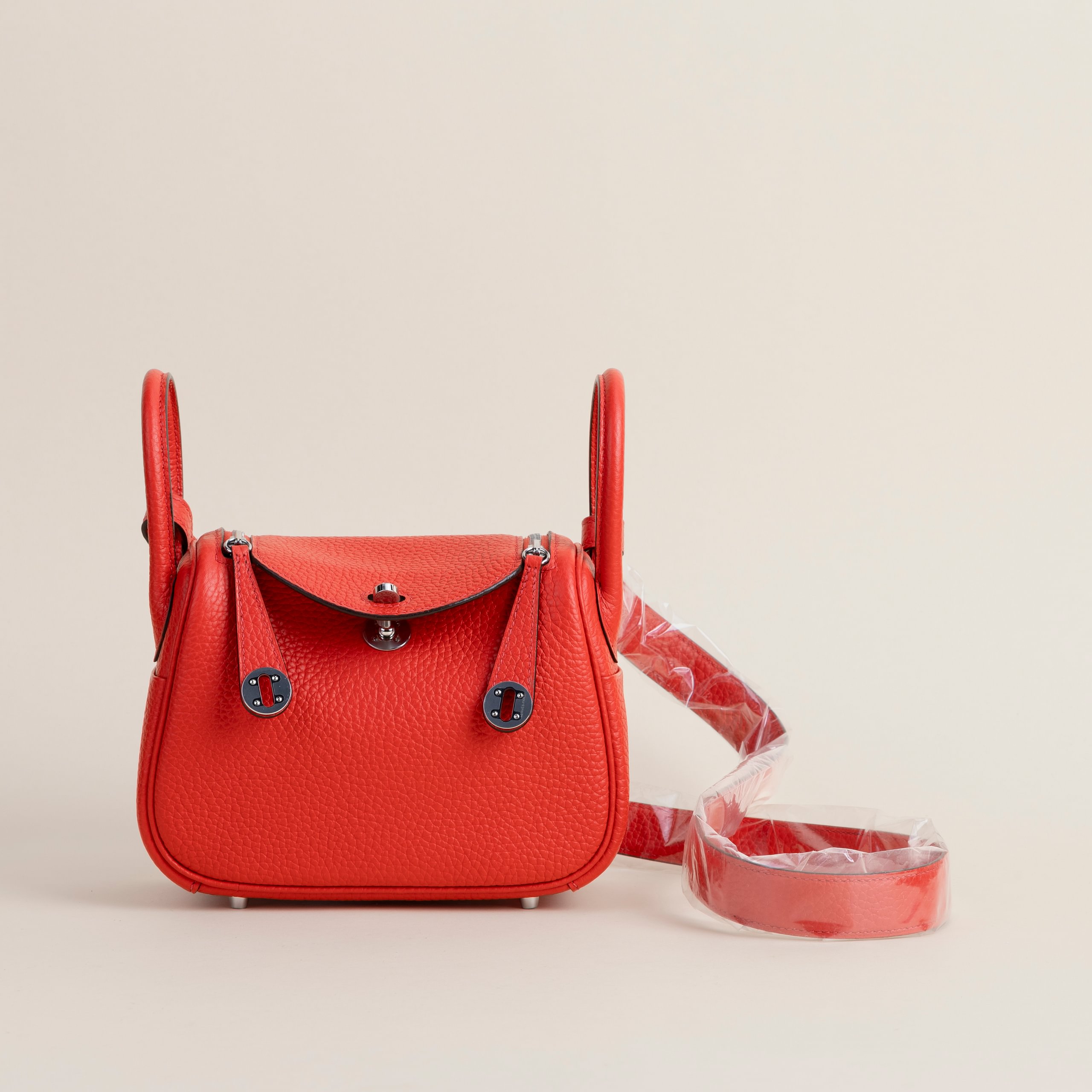 Lindy mini clemence Rouge Coeur PHW