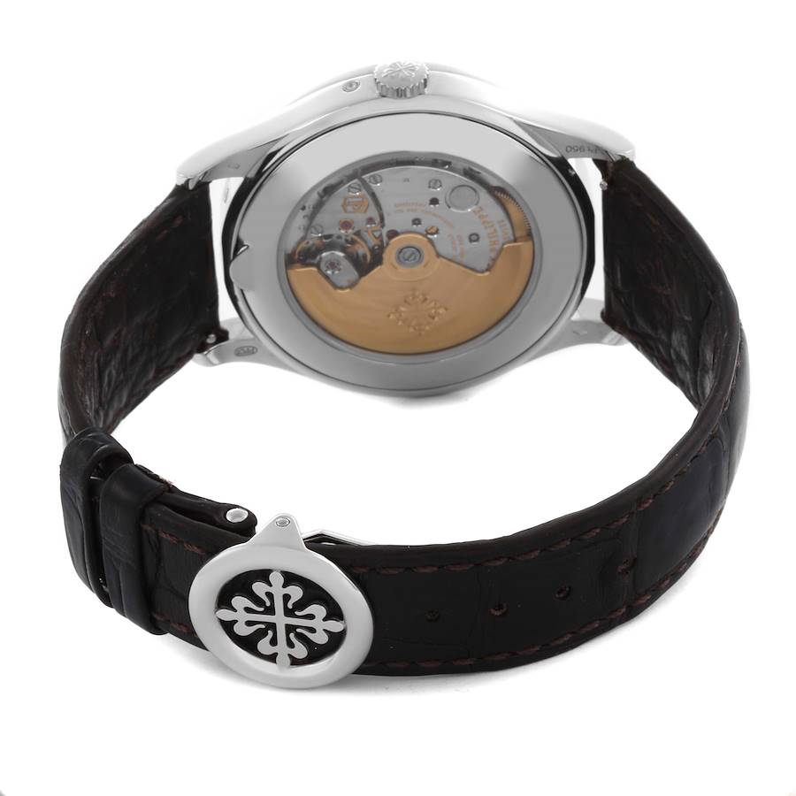 Patek Philippe Complications Perpetual Calendar Platinum Mens Watch 5496P Papers