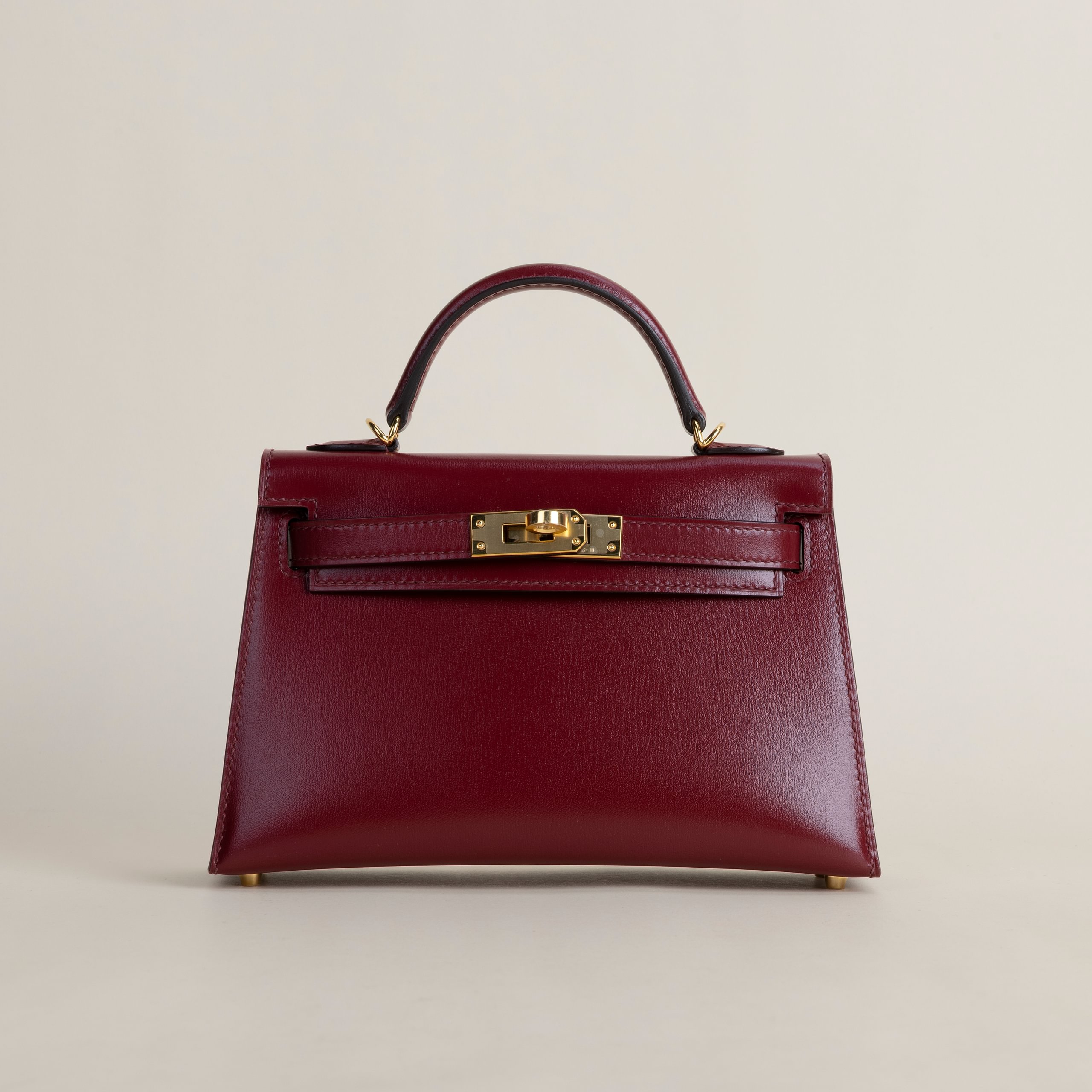 Kelly mini 2 box rouge H GHW