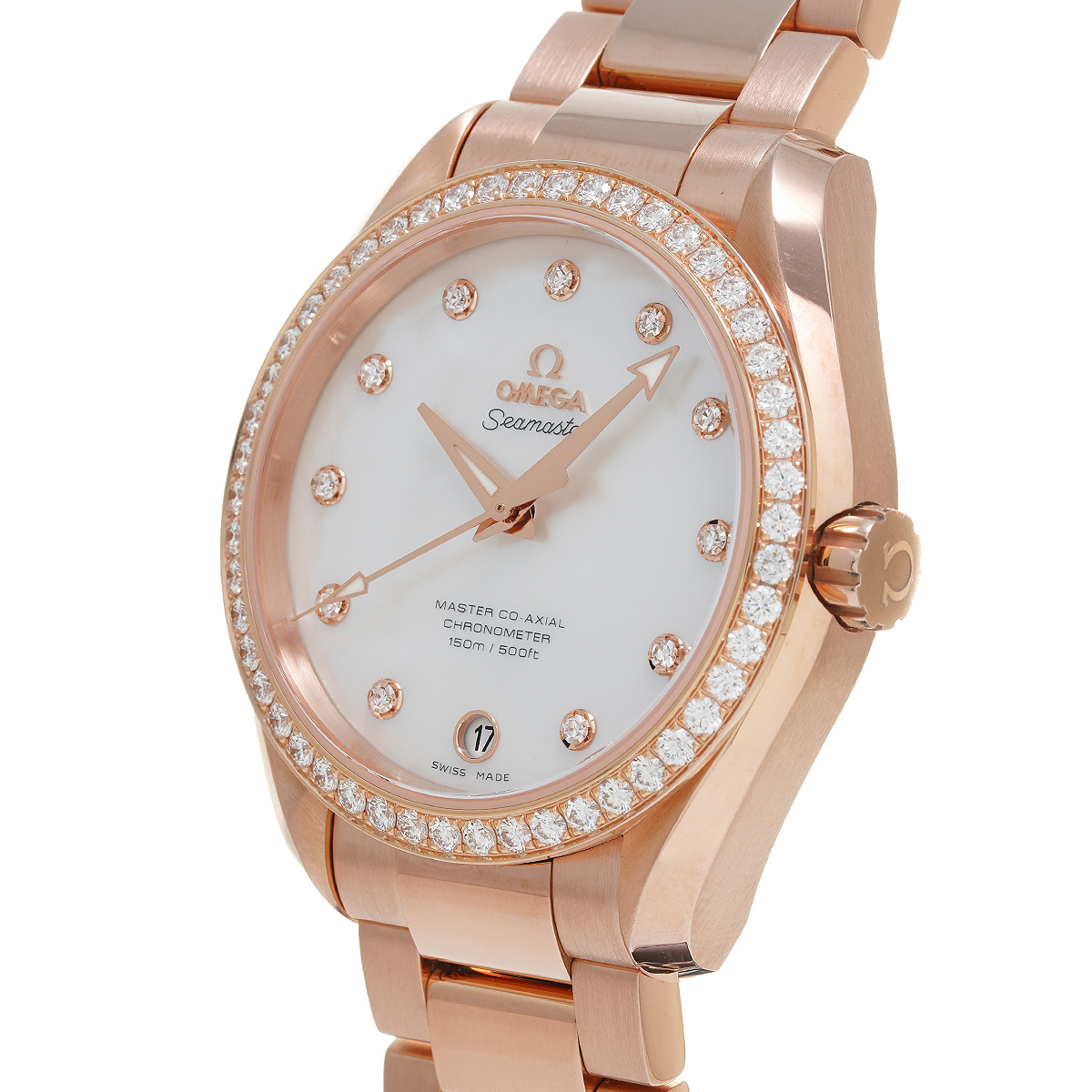 Omega Aqua Terra MOP 18K Red Gold