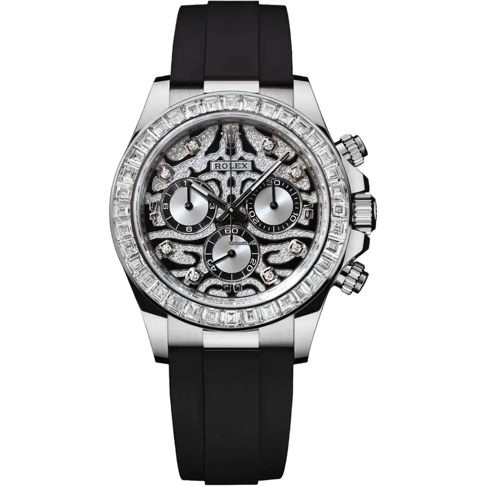 ​Rollie-The Crown Cosmograph Daytona Eye of Tiger White Gold/Yellow Gold Oysterflex Strap
