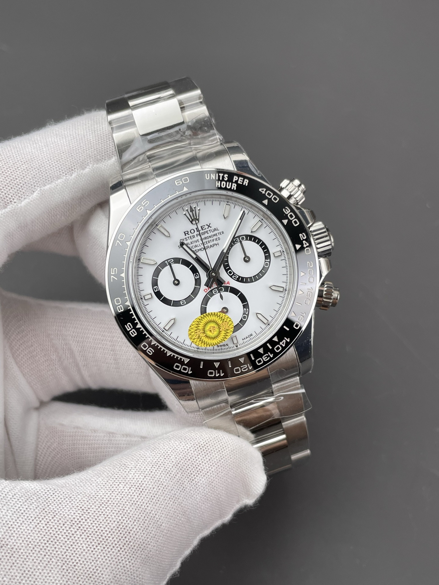 Panda Daytona White Dial