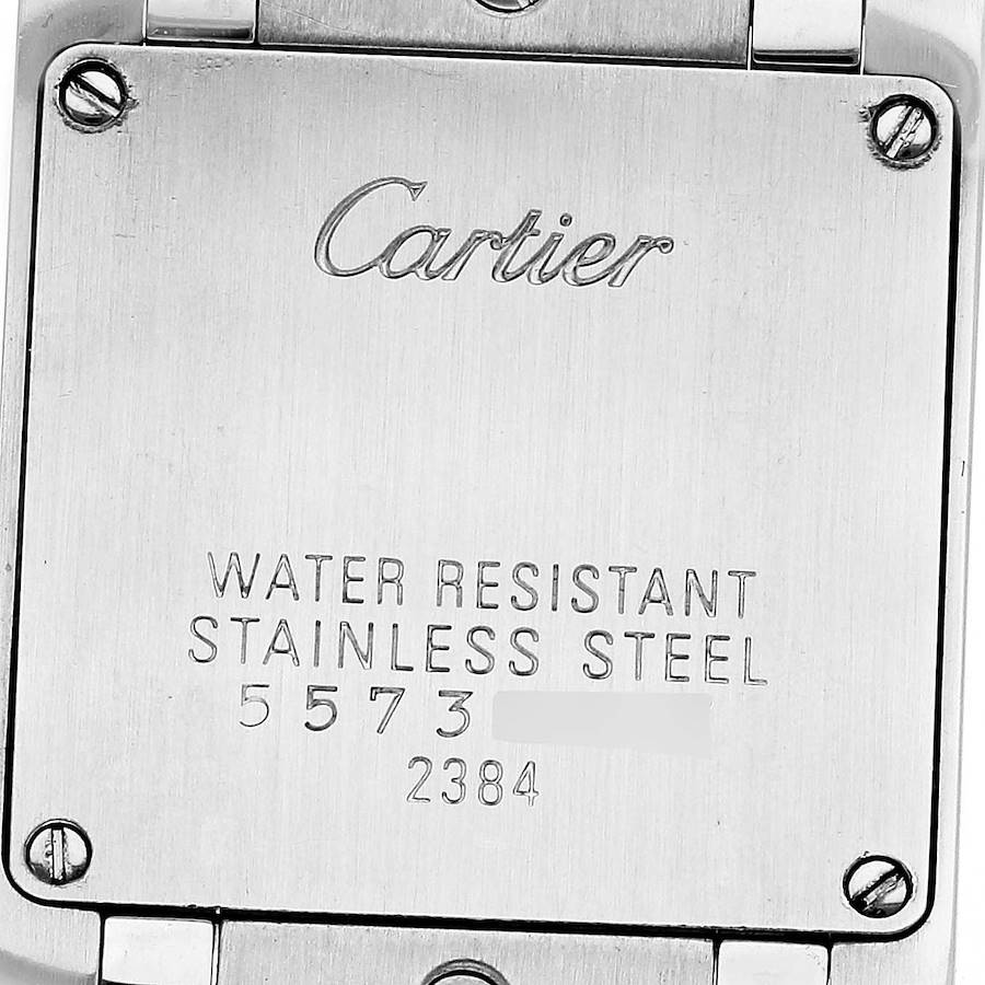 Cartier Tank Francaise Raspberry Dial Limited Edition Steel Ladies Watch W51030Q3