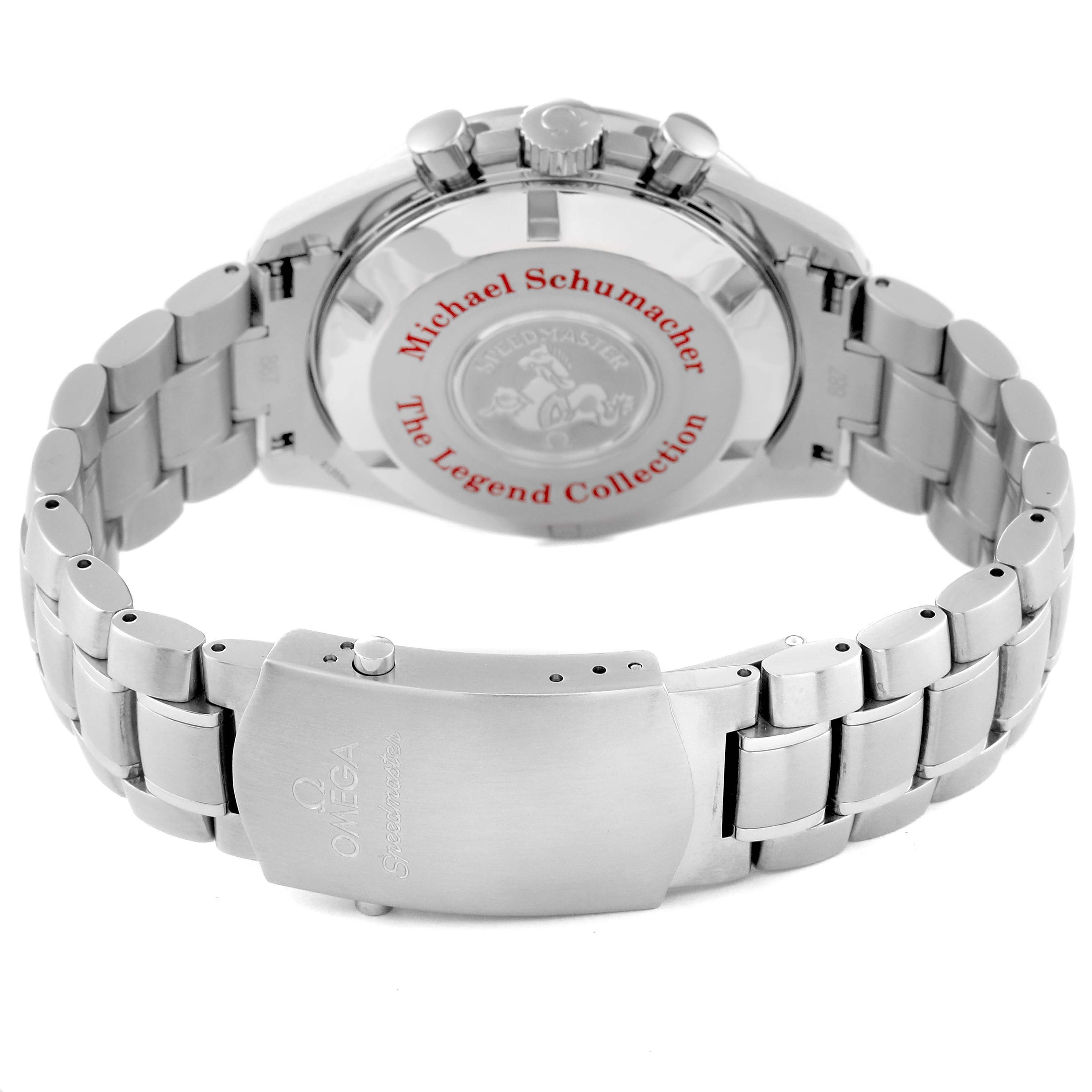 Omega Speedmaster Schumacher Legend Limited Edition Steel Mens Watch 42.0 MM 3506.31.00 Card