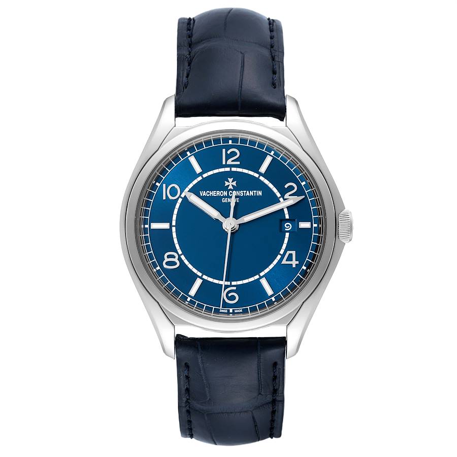 Vacheron Constantin Fiftysix Blue Dial Steel Mens Watch 4600E