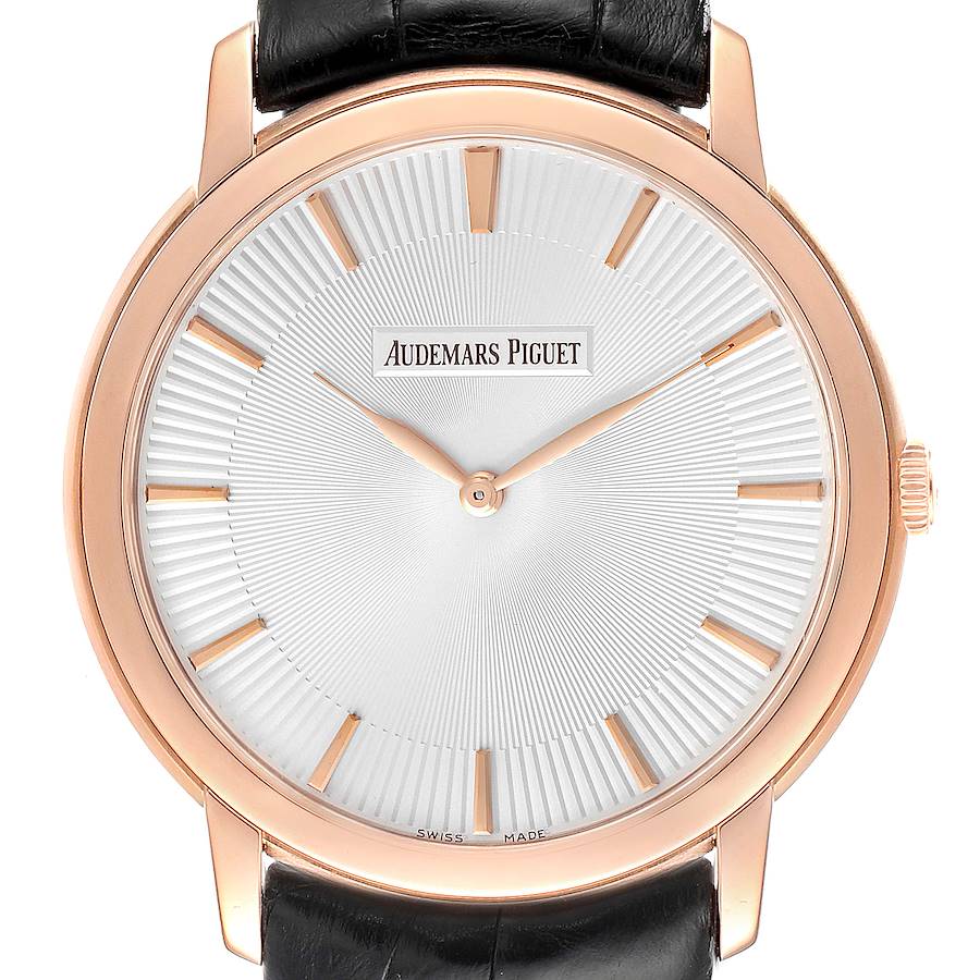 Audemars Piguet Jules 41mm Extra-Thin Rose Gold Mens Watch 15180R