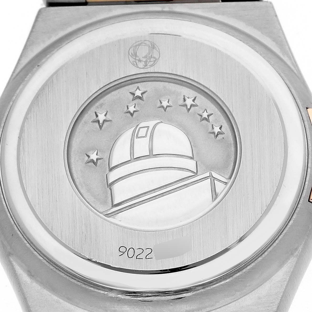 Omega Constellation Steel Rose Gold MOP Diamond Ladies Watch 22.5 MM 1360.79.00