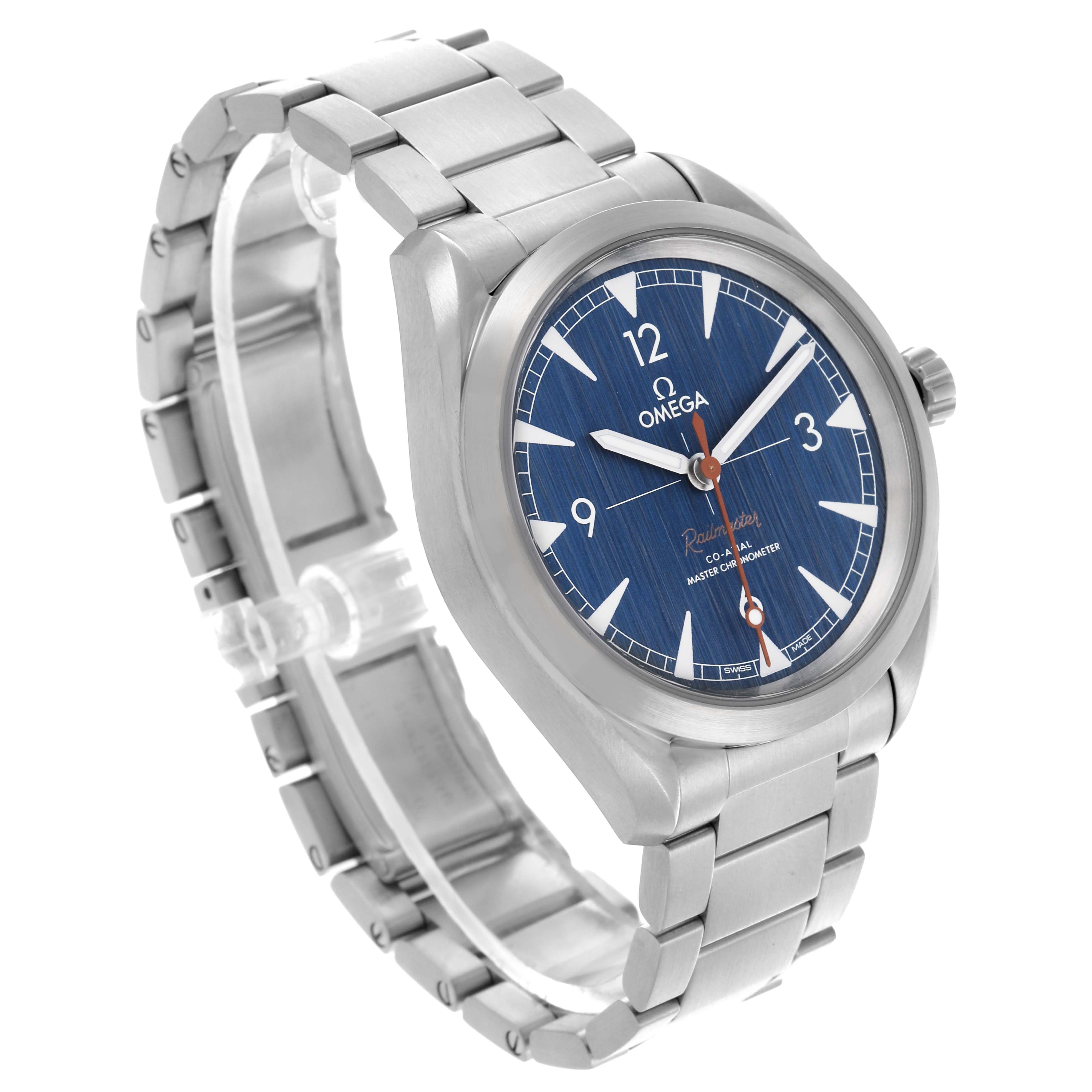 Omega Seamaster Railmaster Steel Mens Watch 40.0 MM 220.10.40.20.03.001