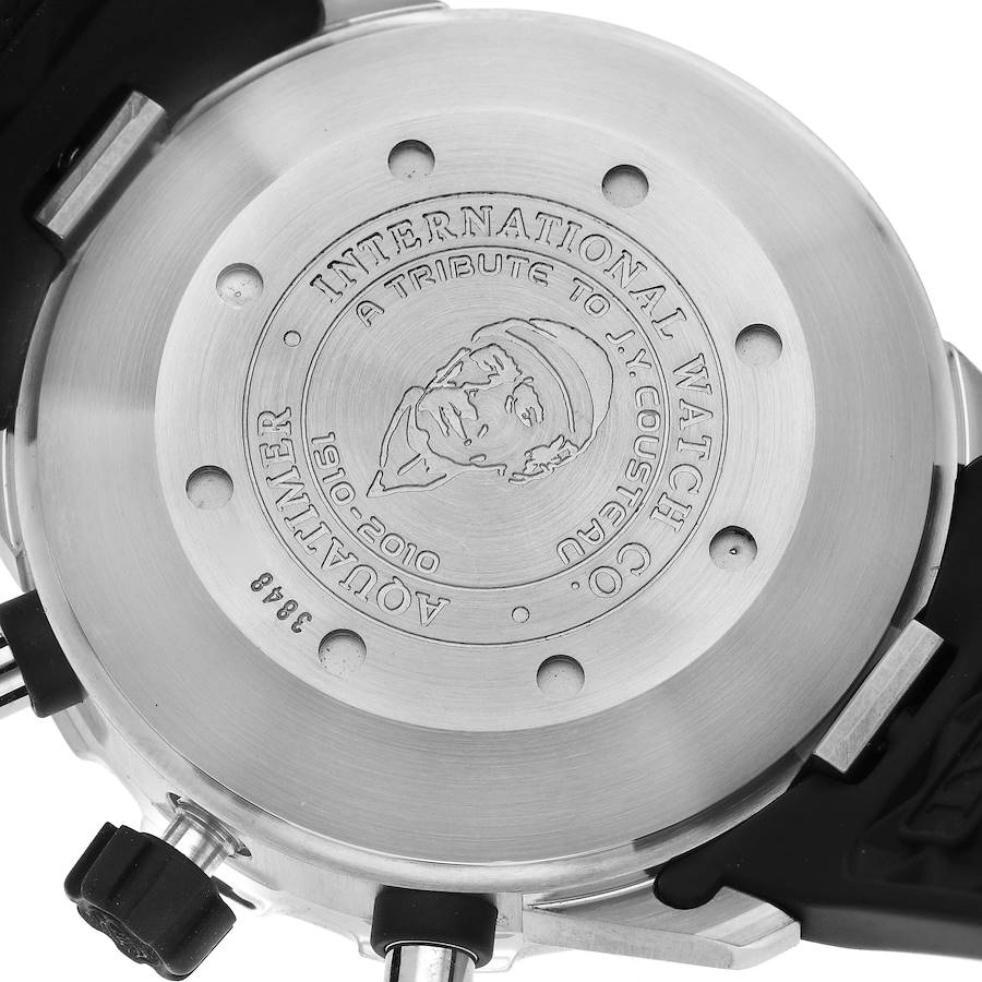 IWC Aquatimer Jacques Yves Costeau Edition Day Date Steel Mens Watch IW376706