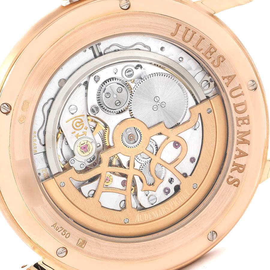 Audemars Piguet Jules 41mm Extra-Thin Rose Gold Mens Watch 15180R