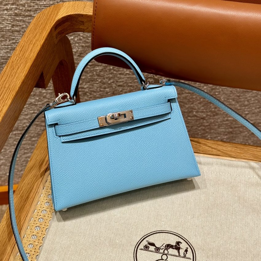 Replica Hermès Kelly Celeste Epsom
