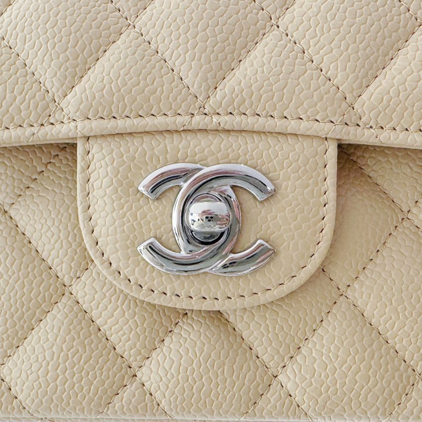 CHANEL Classic Flap 23cm Apricot