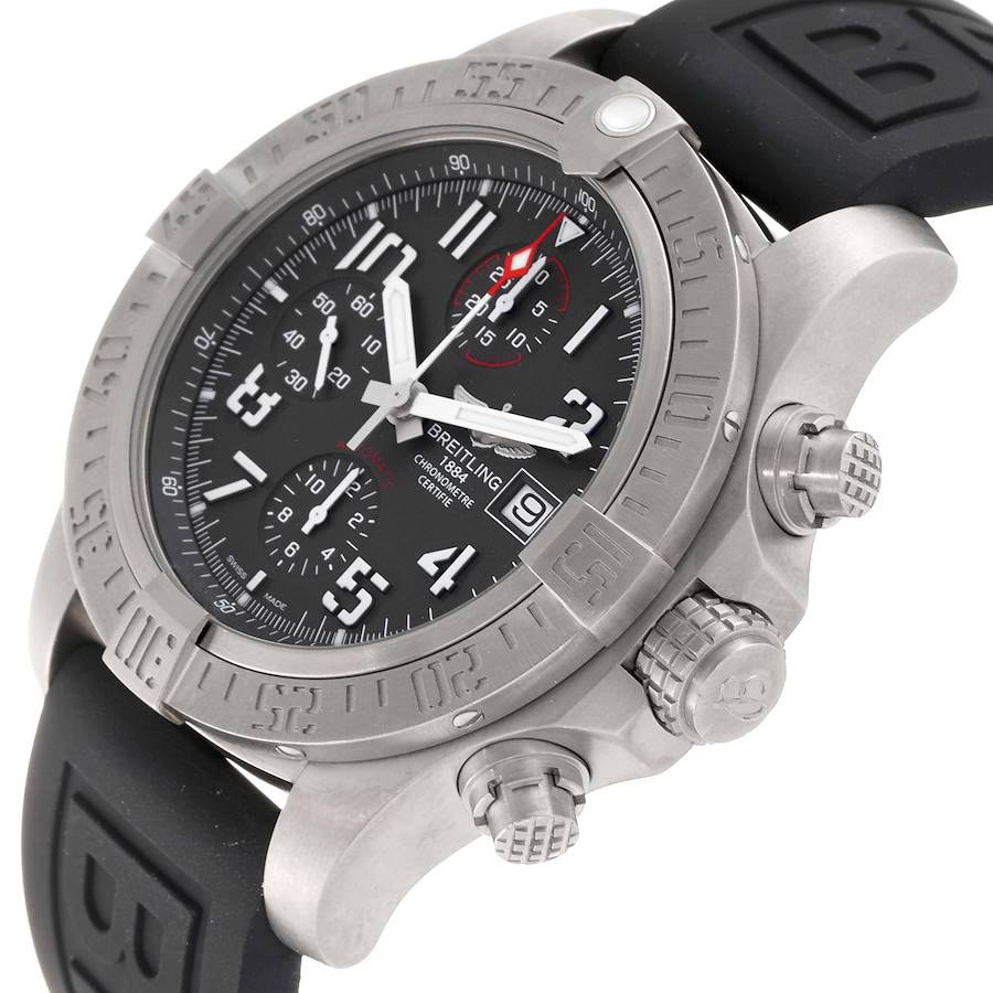 Breitling Avenger Bandit Grey Dial Titanium Mens Watch E13383