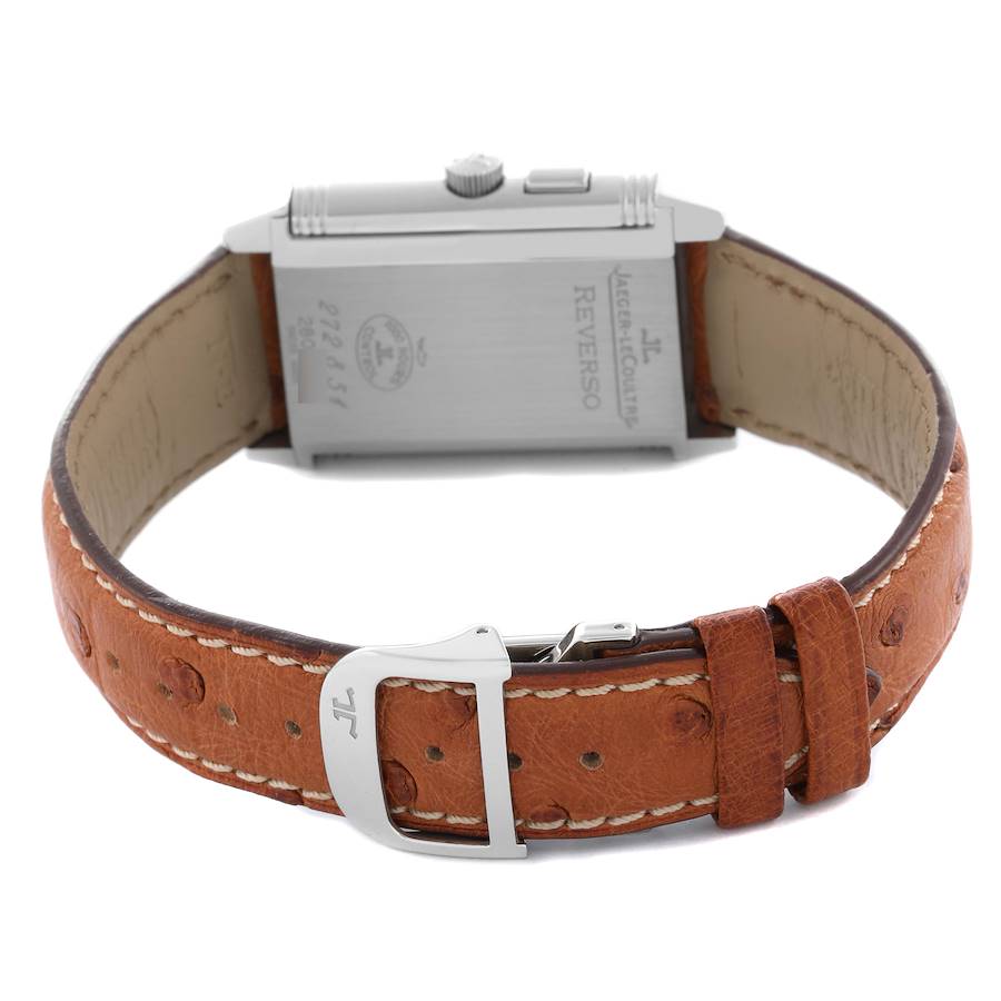 Jaeger LeCoultre Reverso Duo Day Night Steel Mens Watch 272.8.54 Q2718410