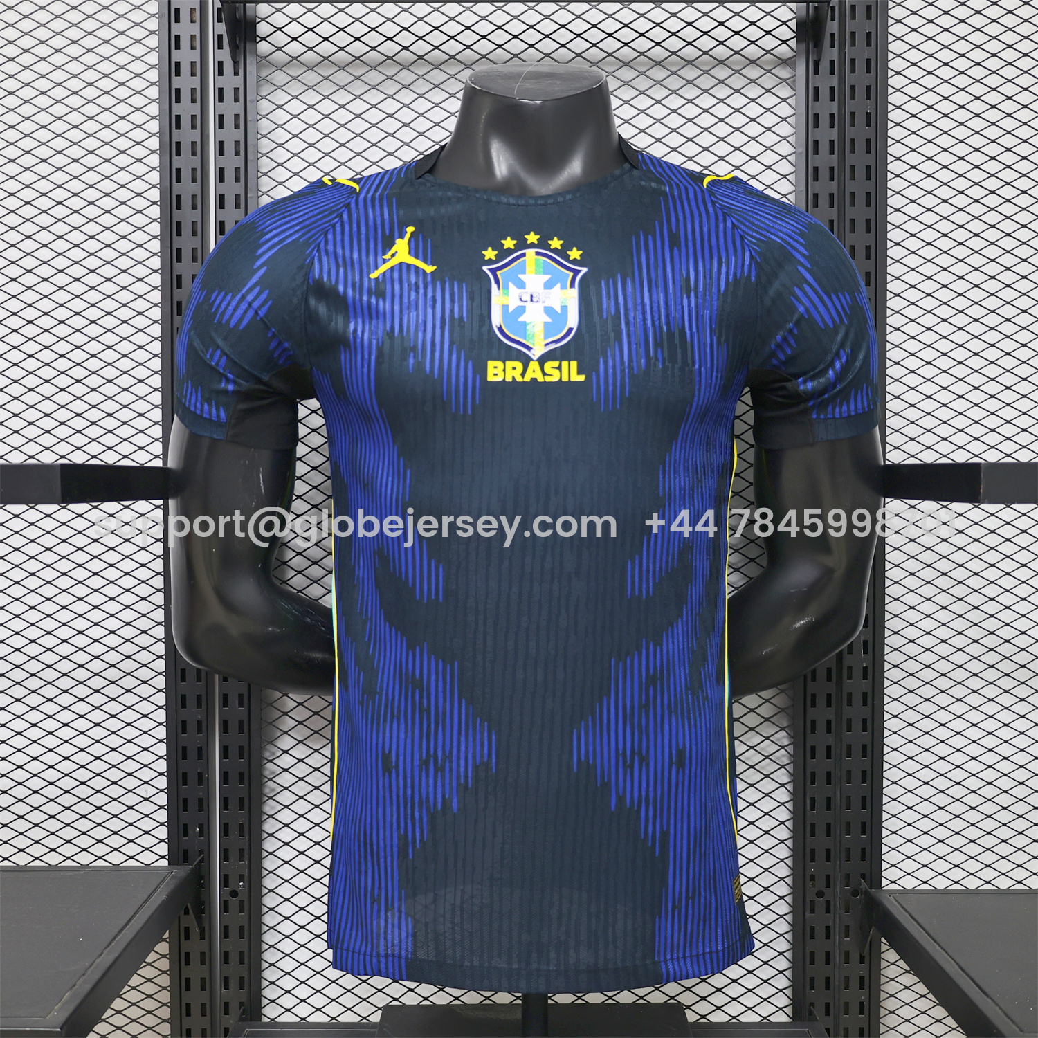 Brazil 2026 Away Blue Jersey - Player Version