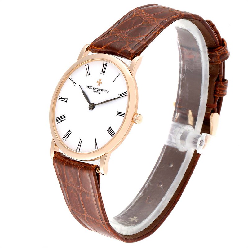 Vacheron Constantin Patrimony 18K Rose Gold Ultra Thin Mens Watch 33093