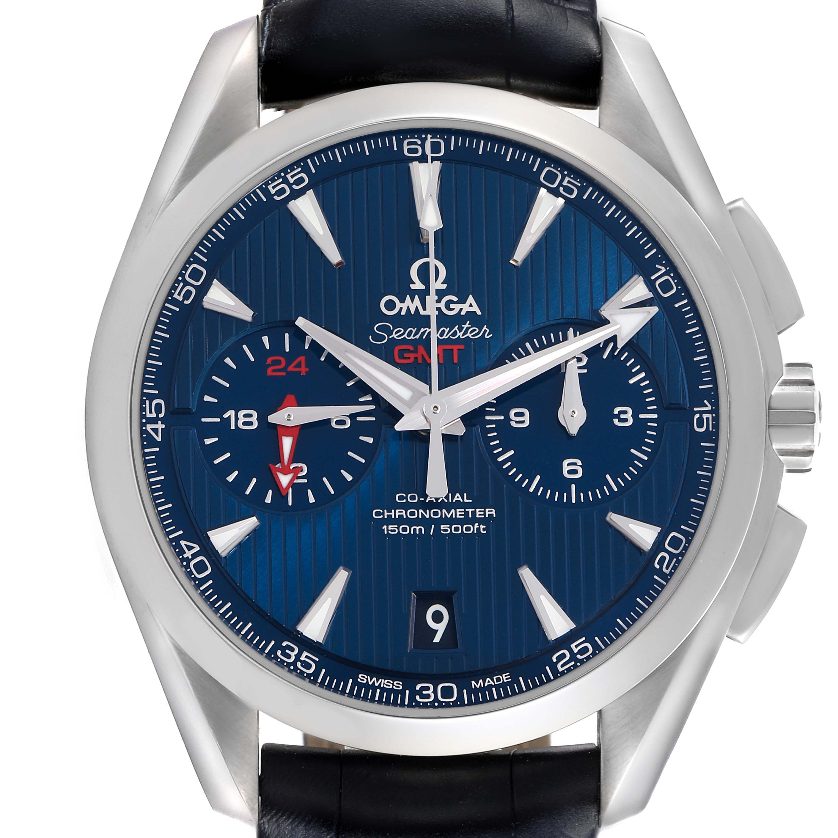 Omega Seamaster Aqua Terra GMT Mens Watch 43.0 MM 231.13.43.52.03.001