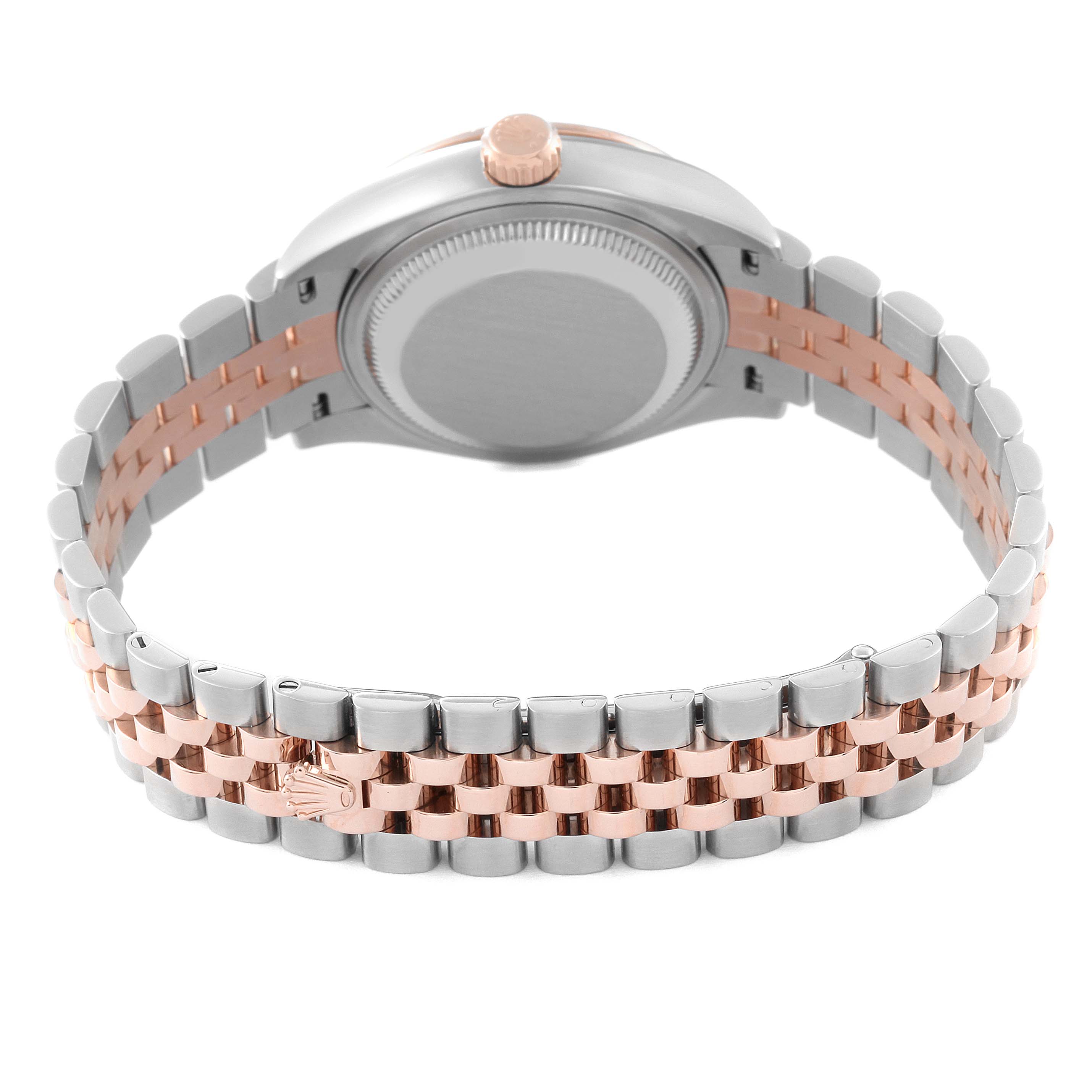 ?Limited Stock-Rolex Lady Datejust 28mm Everose Diamond Bezel Two-Tone 279381