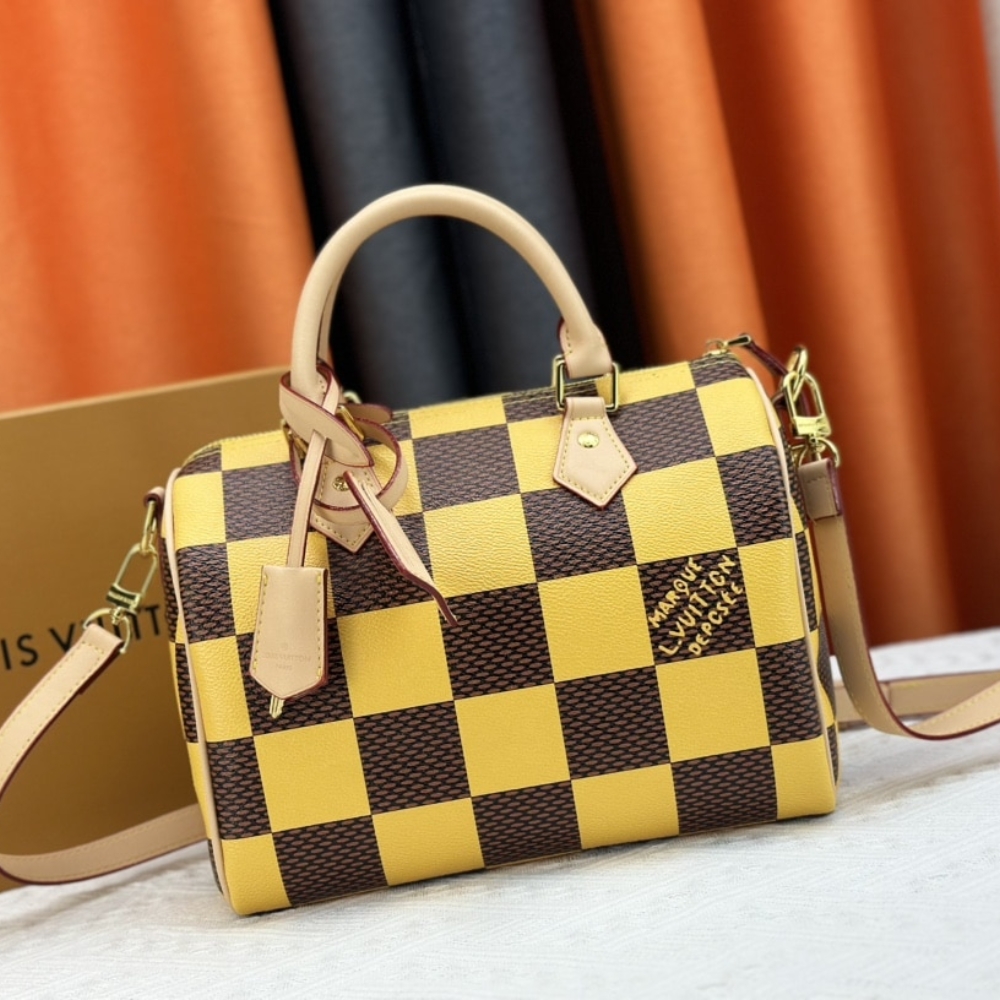 Louis Vuitton Speedy Bandoulière 25 Damier Pop Yellow 25Cm N40584