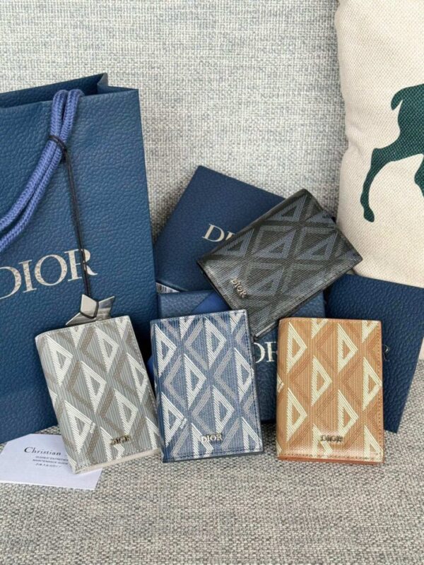 Replica Dior Bi Fold Card Holder 4 Colors
