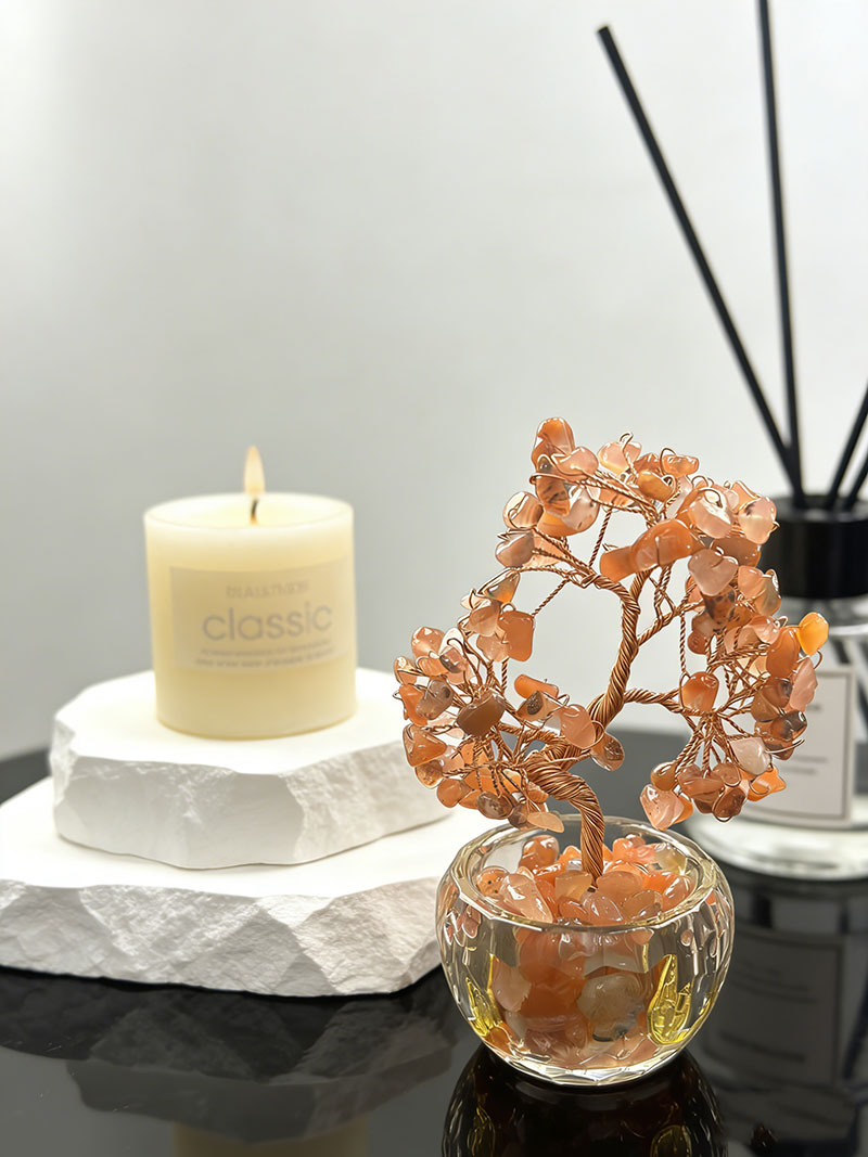 Carnelian Agate Tree of Life: Boost Vitality, Attract Abundance & Protect Energy