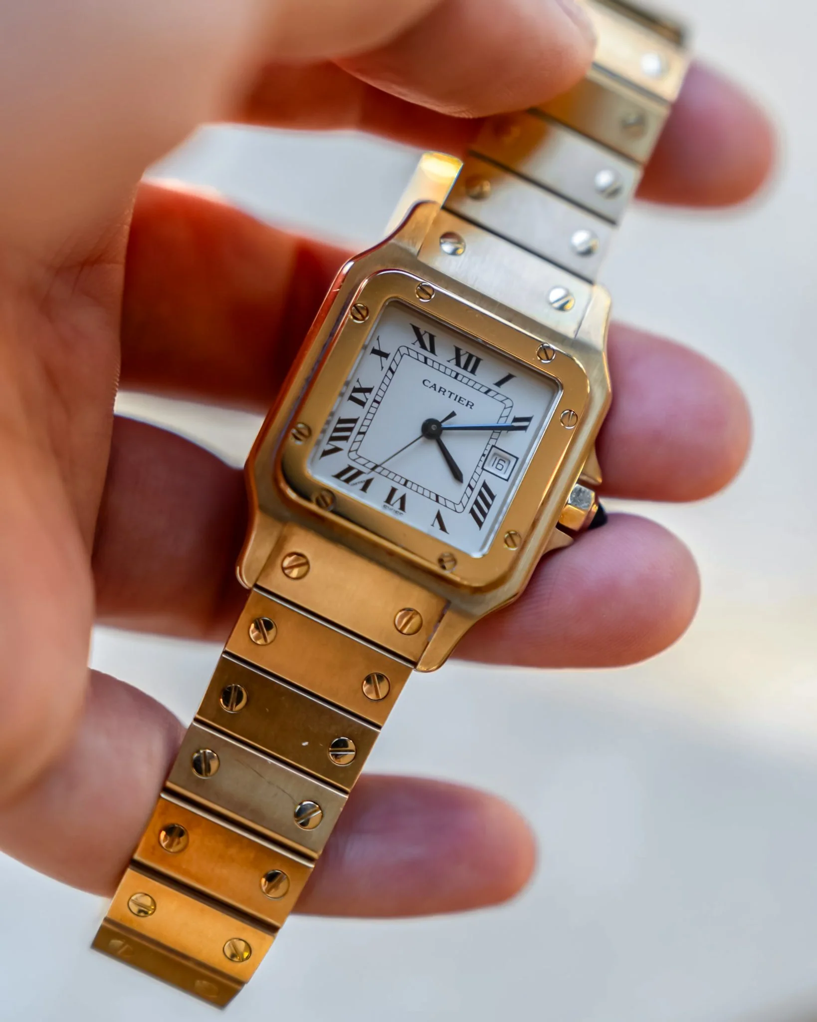 Cartier Santos Carr&eacute;e 2964 1980s