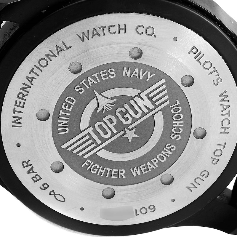 IWC Big Pilot Top Gun Black Ceramic Mens Watch IW502001