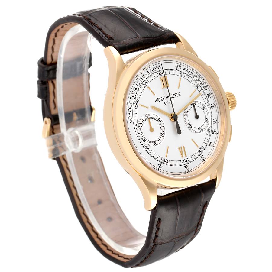Patek Philippe Complications Chronograph 18k Yellow Gold Mens Watch 5170
