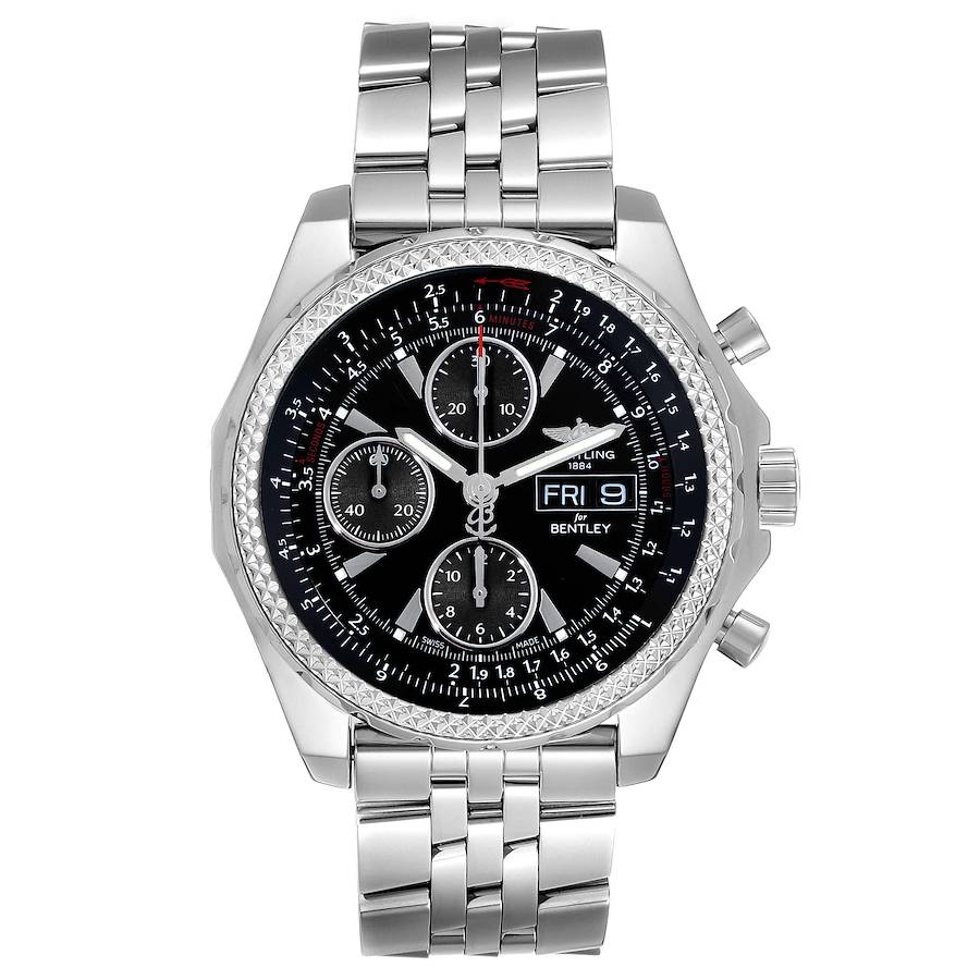 Breitling Bentley Motors GT Special Edition Steel Mens Watch A13362