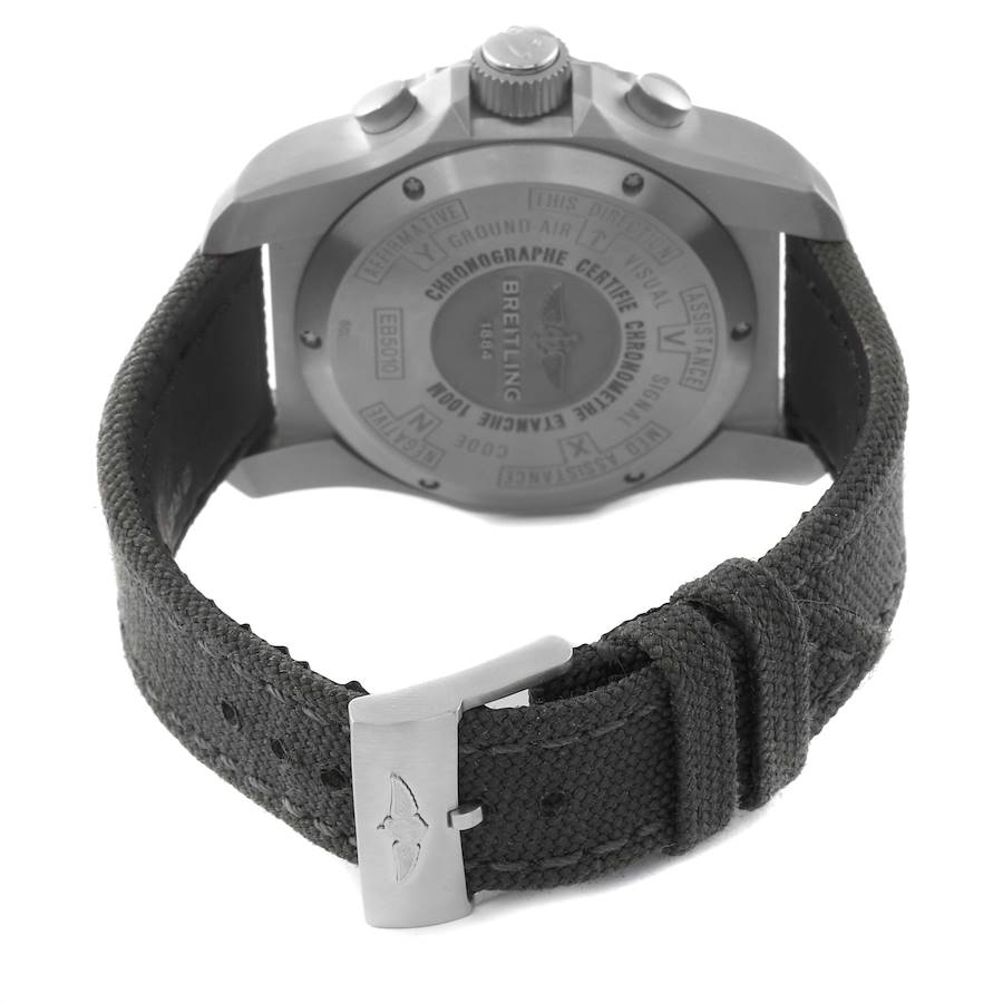 Breitling Professional Cockpit B50 Gray Dial Titanium Mens Watch EB5010