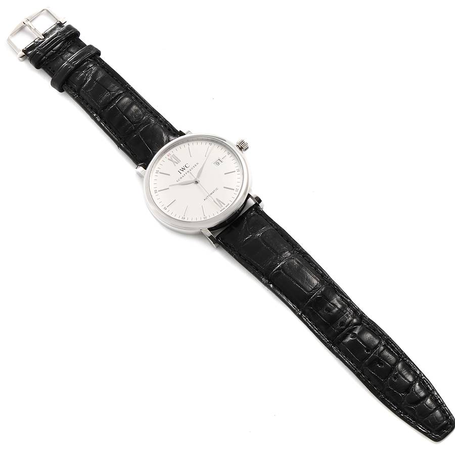 IWC Portofino Silver Dial Automatic Steel Mens Watch IW356501