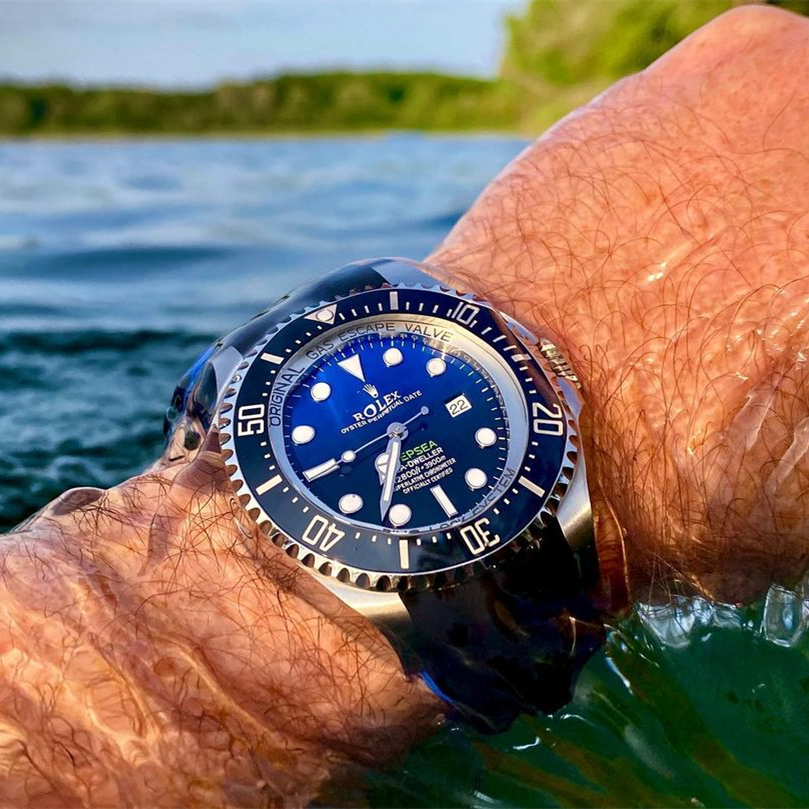 The Newest Realse-?Big Promotion-Rolex Sea-Dweller Deepsea 126660 D-Blue "James Cameron" Blue Dial 44mm Unworn