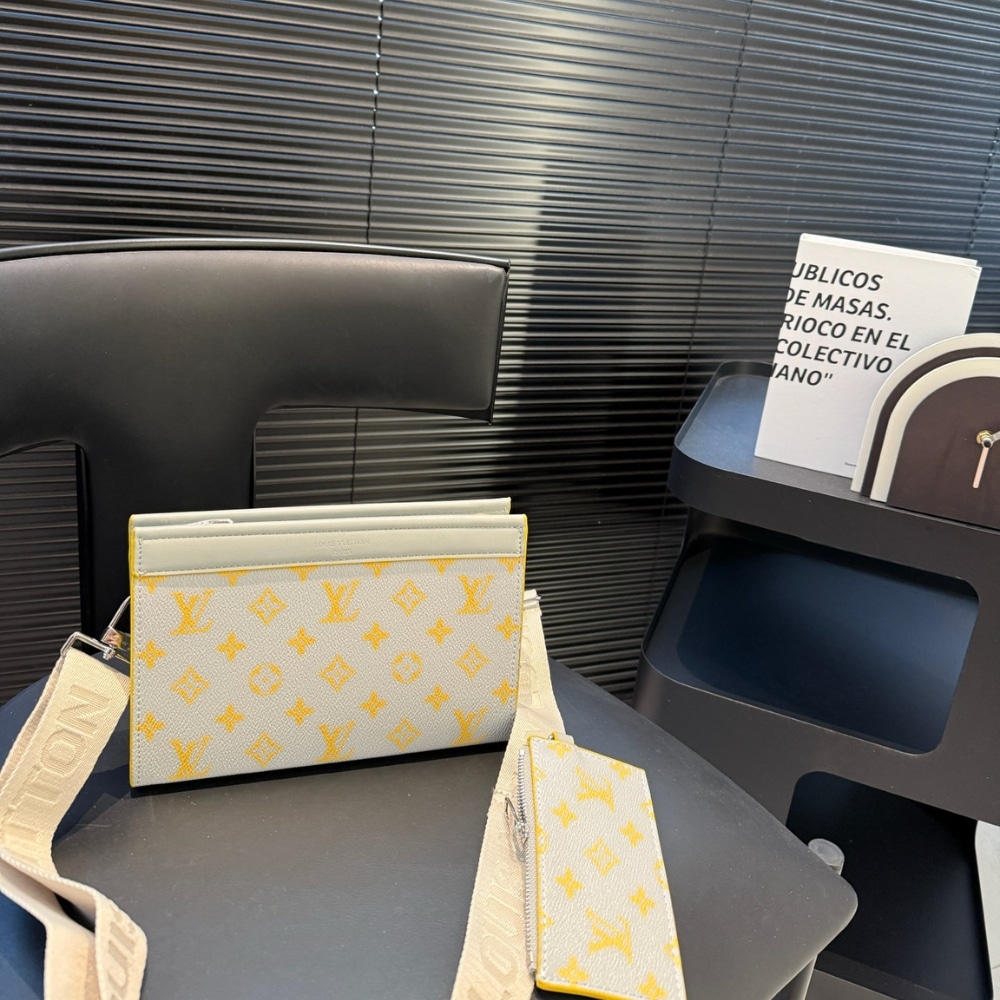 Louis Vuitton Gaston Wearable Wallet Monogram Yellow 22cm M14690