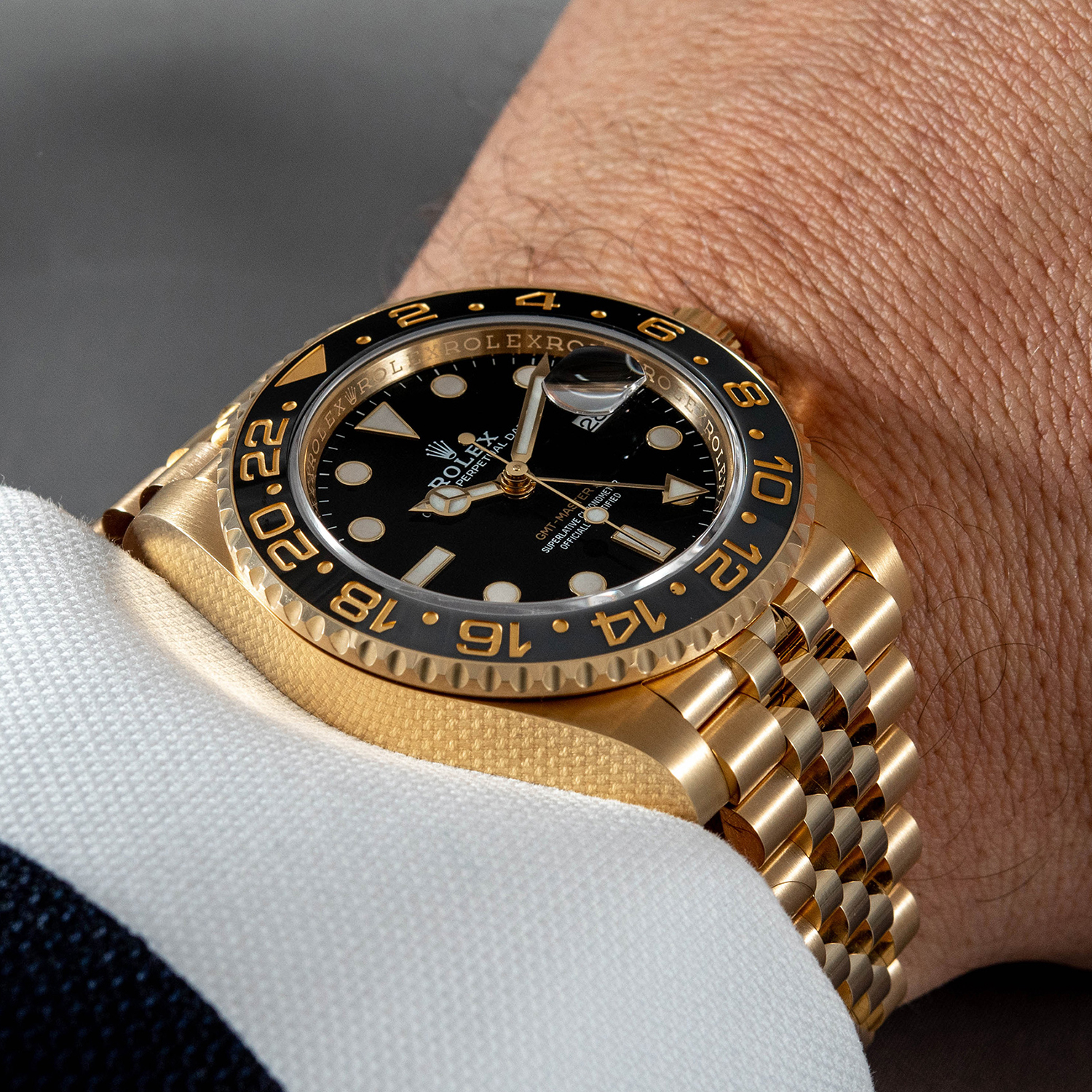 Rolex GMT-Master II NEW RELEASE 2023 Jubilee 18ct Yellow Gold 126718GRNR-0001 New