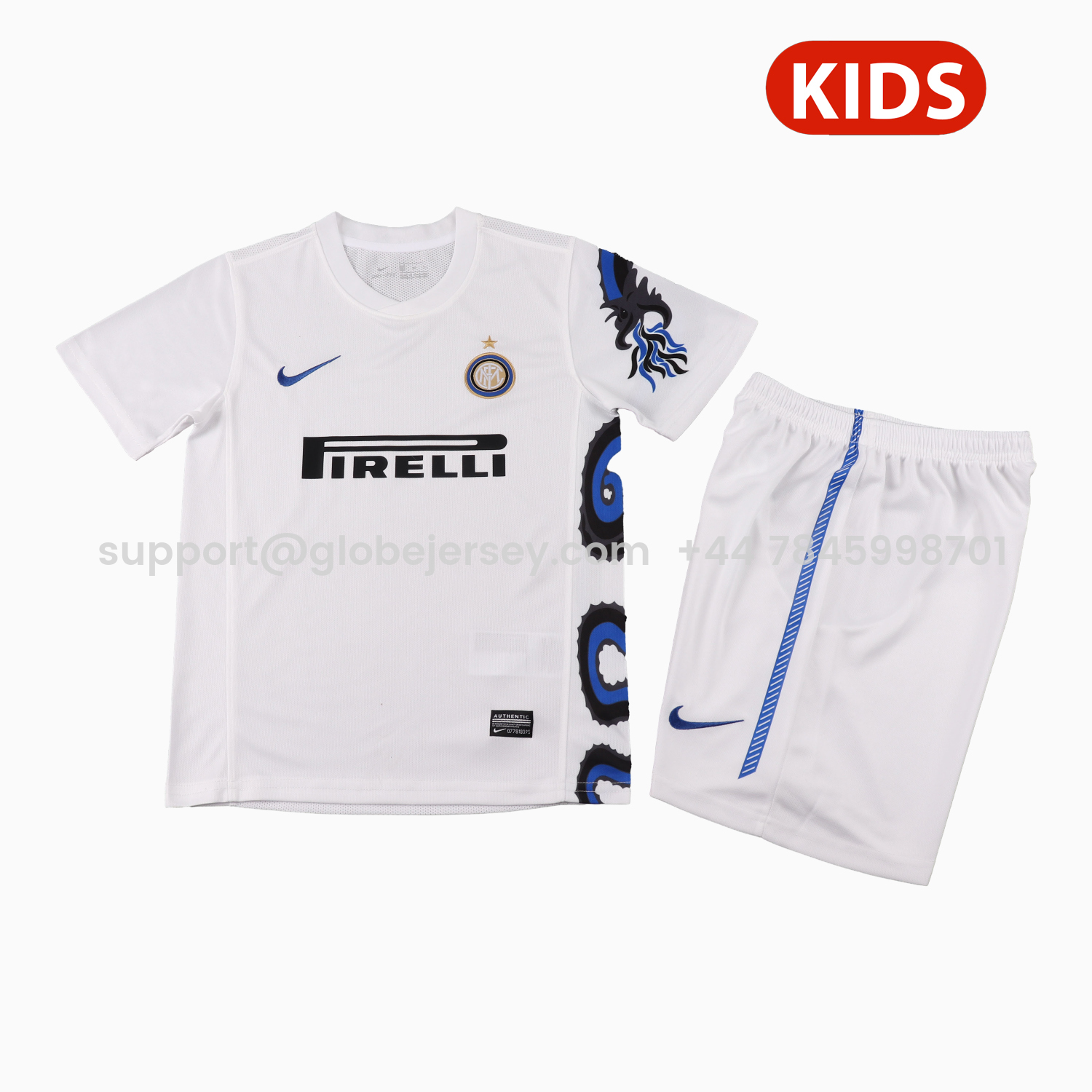 Retro Inter Milan 2010-11 Away Kids Kit