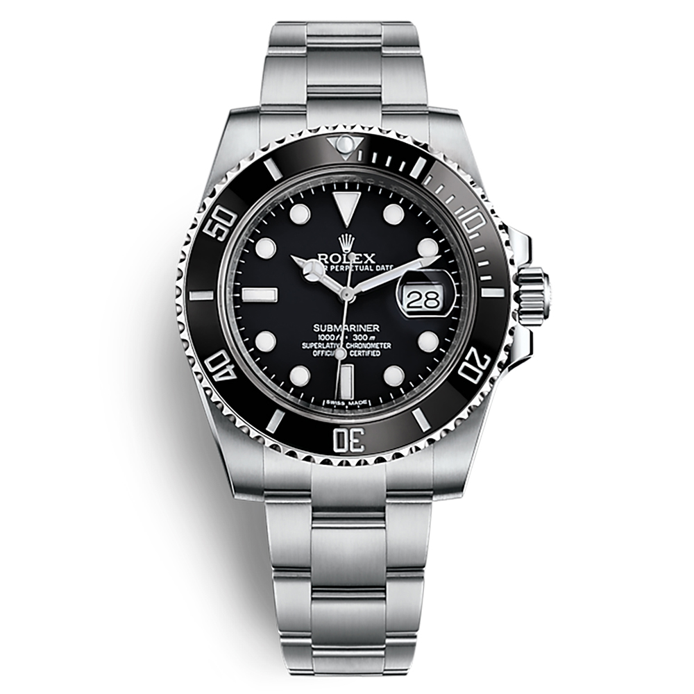Rolex Submariner Hulk Bezel Steel Mens Watch 116610LV/116610LN