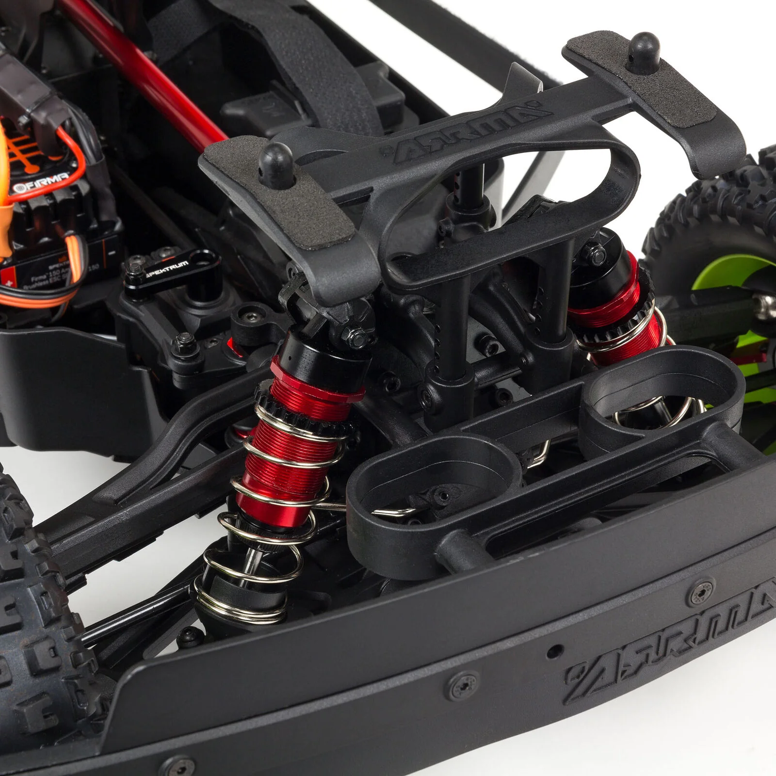 ARRMA 1/7 MOJAVE 6S V2 4WD BLX Desert Truck with Spektrum Firma RTR, Green/Black