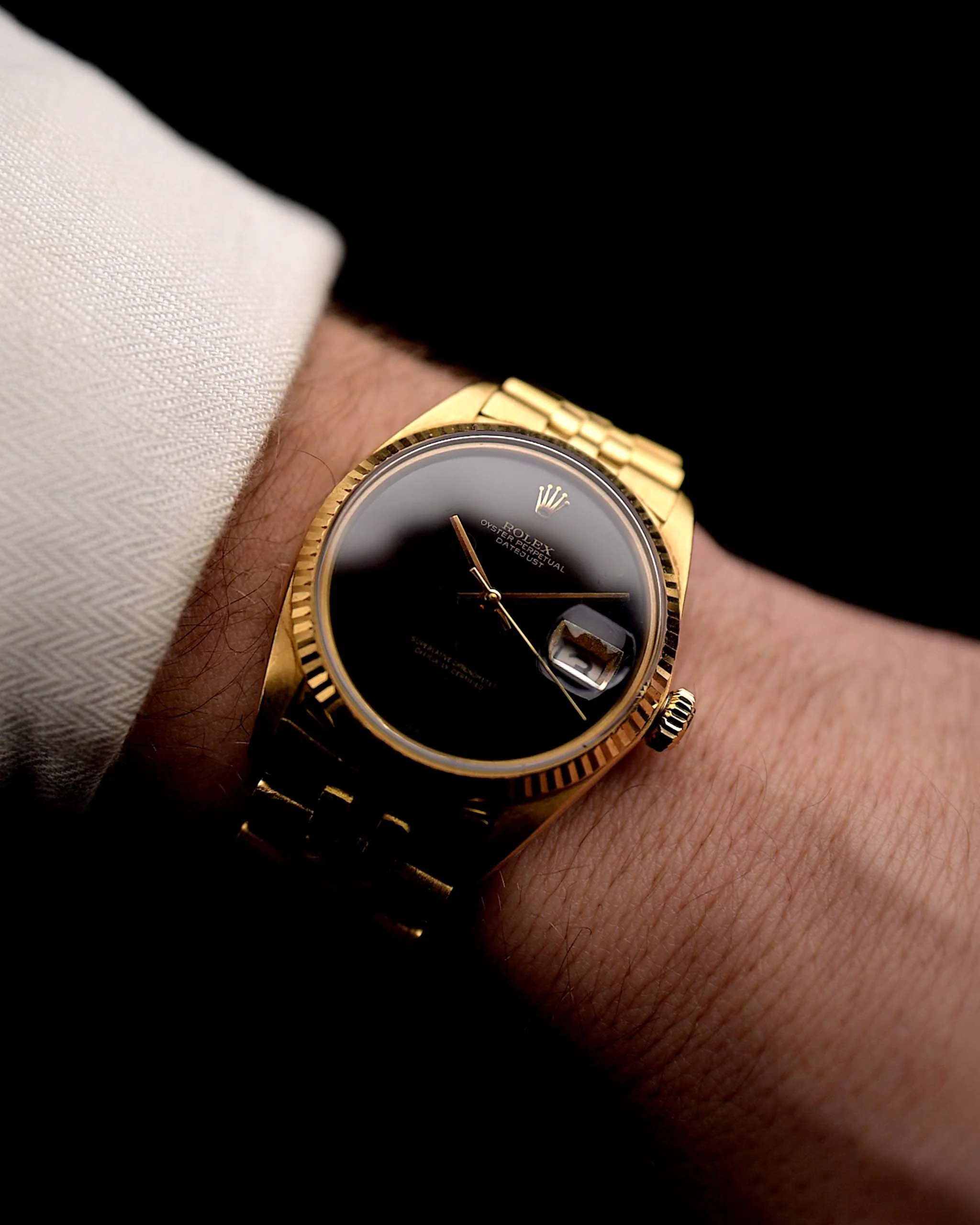 Rolex Datejust 1601 Onyx 1969