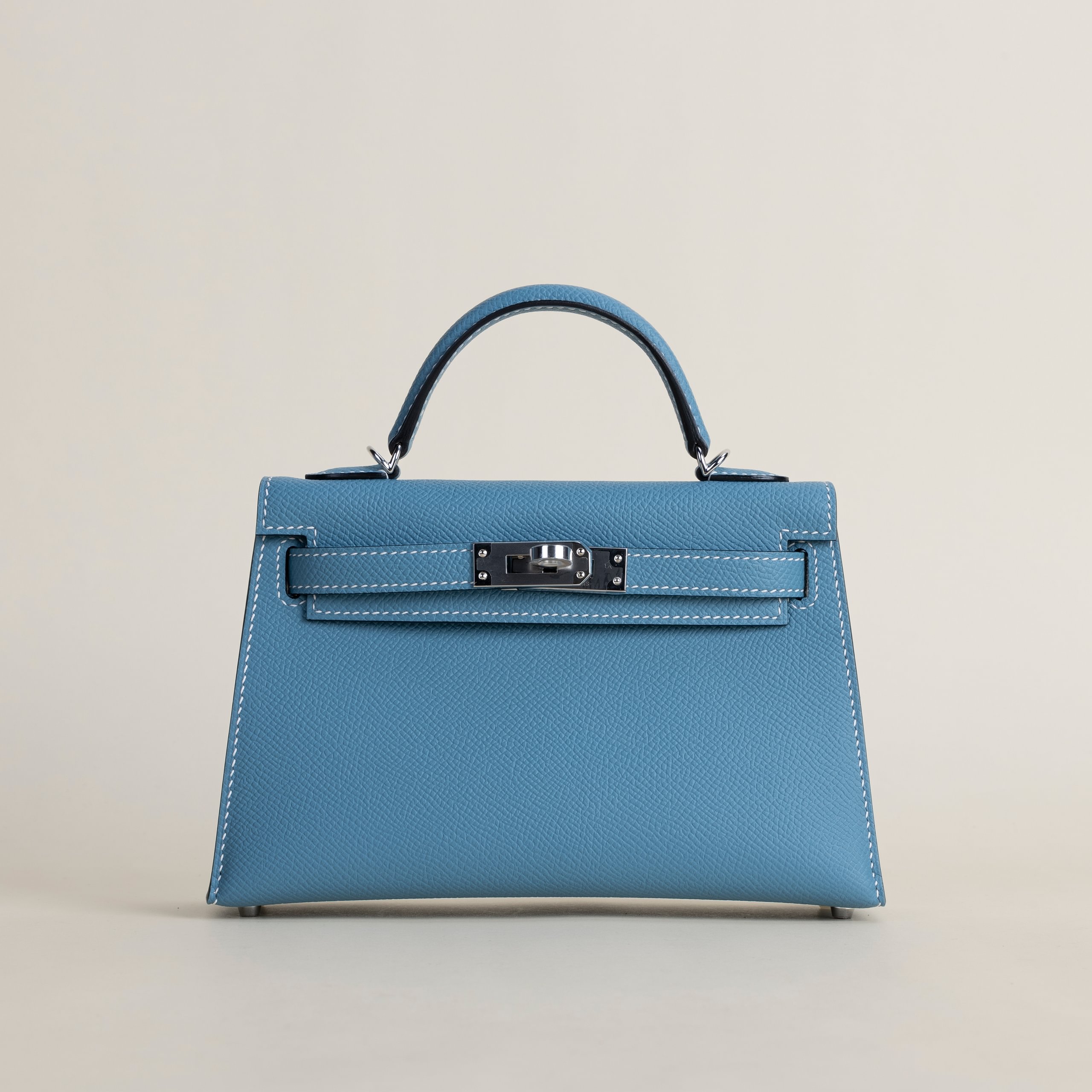 Kelly mini 2 epsom blue jean PHW