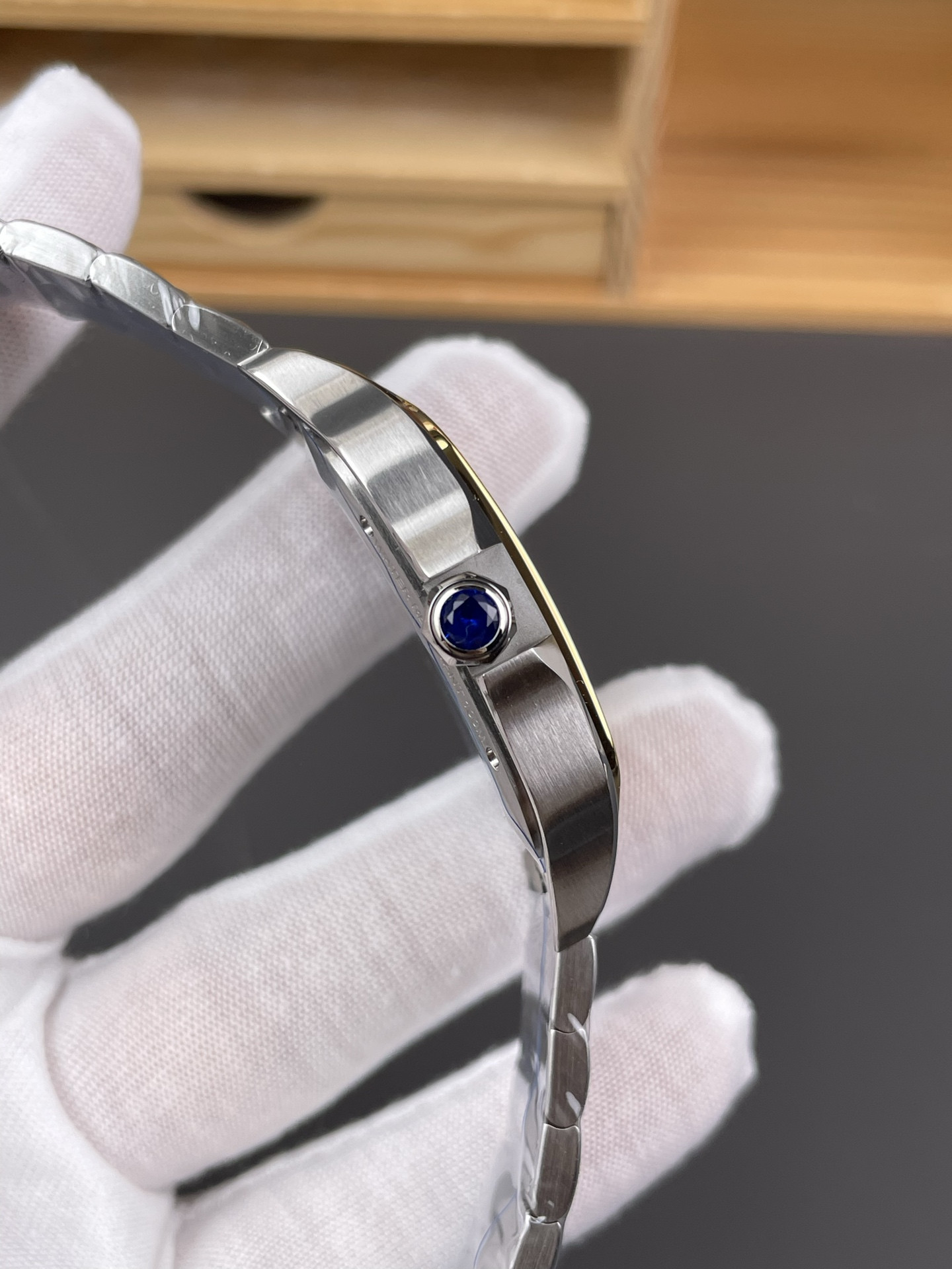 Santos de Cartier Skeleton Series Two-Tone V2 Version