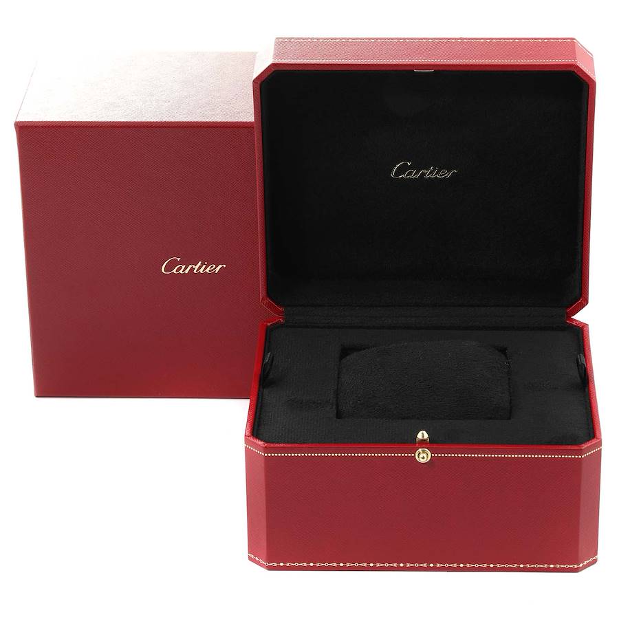 Cartier Tank Americaine White Gold Diamond Ladies Watch WB710009