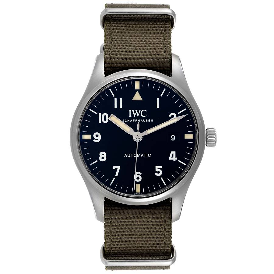 IWC Pilot Mark XVIII Black Dial Automatic Steel Mens Watch IW327007