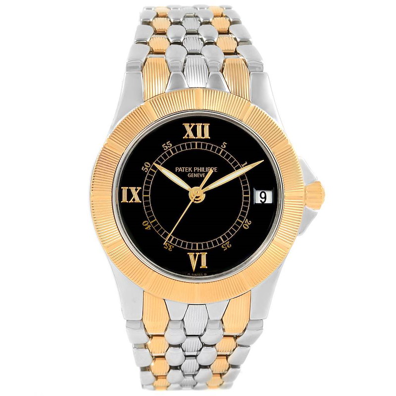 Patek Philippe Neptune Steel 18k Yellow Gold Mens Watch 5080/IJA