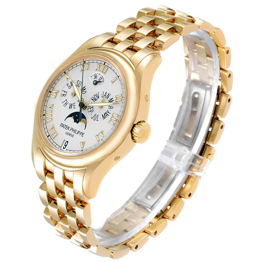 Patek Philippe Annual Calendar Moonphase Yellow Gold Mens Watch 5036