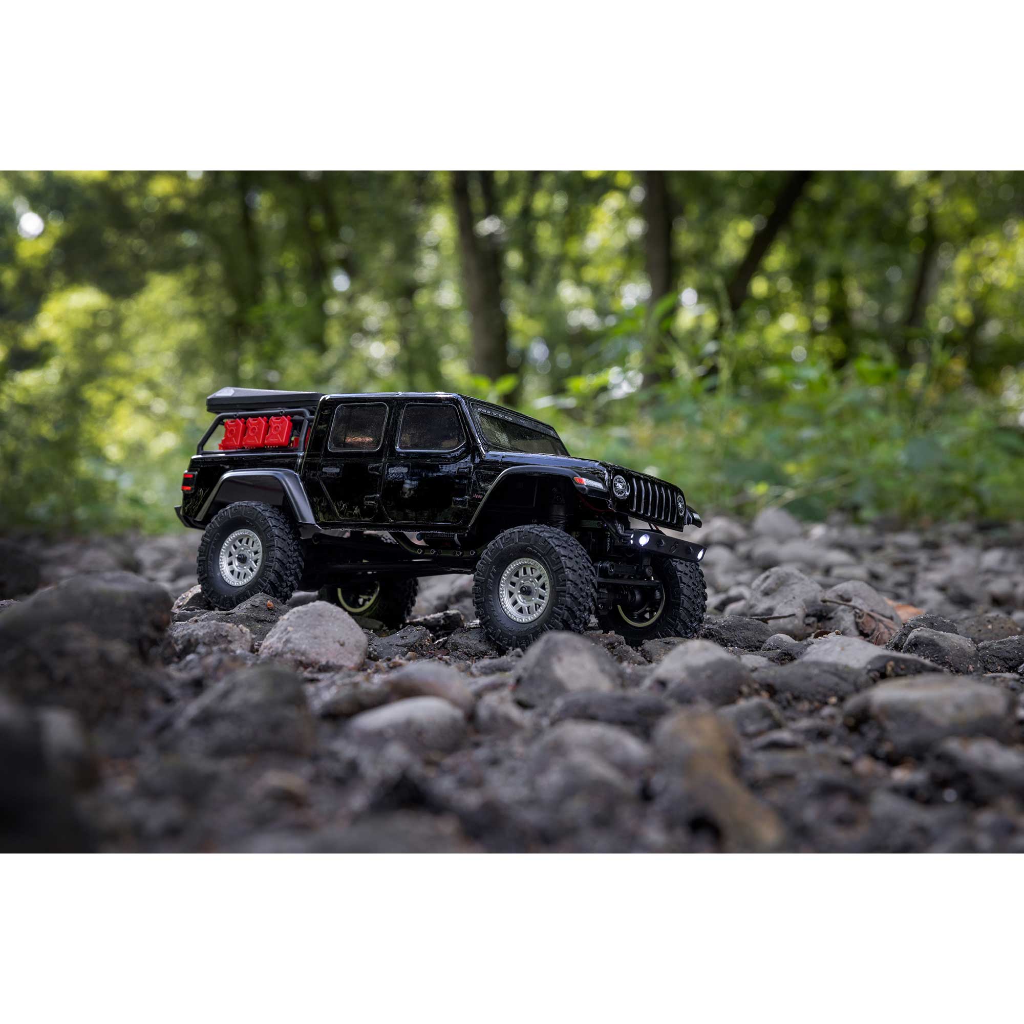 1/24 SCX24 Jeep JT Gladiator 4X4 RTR Brushed Rock Crawler (Battery & Charger Included), Green